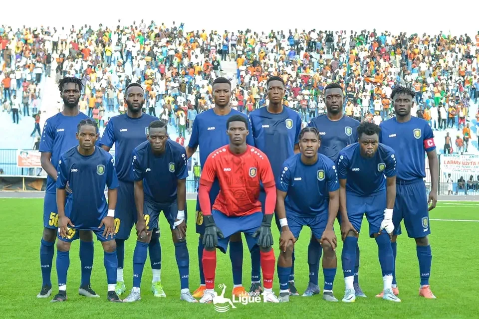 Le FC Les Aigles du Congo en plein match