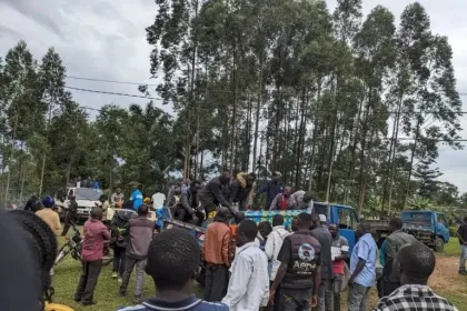 Photo d'illustration : Inhumation de 27 victimes du dernier massacre à Oicha