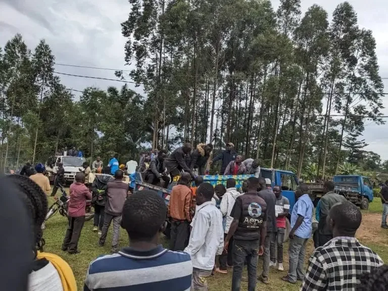 Photo d'illustration : Inhumation de 27 victimes du dernier massacre à Oicha