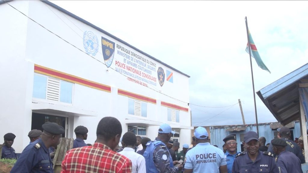 Les policiers d’Oicha disposent désormais d’une salle de formation qui peut contenir jusqu’à cinquante personnes financée par la MONUSCO