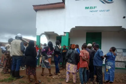 Vue du centre d'apprentissage en coupe et couture du CAC-Rizerie au quartier Mabakanga