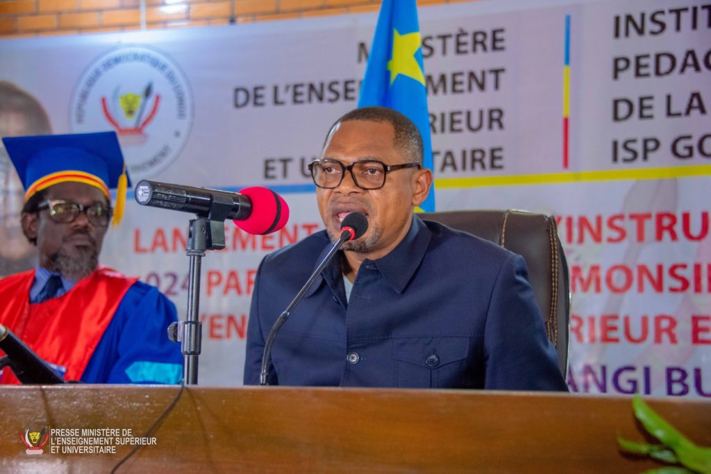 Le ministre J. Mpanda saisi cette l’occasion pour présenter l’instruction académique 2024 qui est la boussole du secteur de l’ESU au cours de la nouvelle année académique