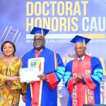 Félix TSHISEKEDI vient de recevoir un diplôme de Docteur Honoris Causa pour la liberté d’expression et des manifestations politiques en RDC