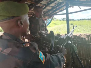 Photo d'illustration : Les éléments FARDC dans la position militaire de Mayangose