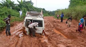 Sur la route nationale numéro 27 axe Bunia-Mungbwalu