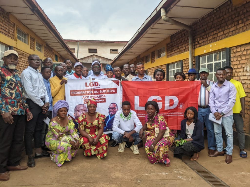 Le parti politique leadership et gouvernance pour le développement assiége plusieurs quartiers populaire de la ville de Bukavu.