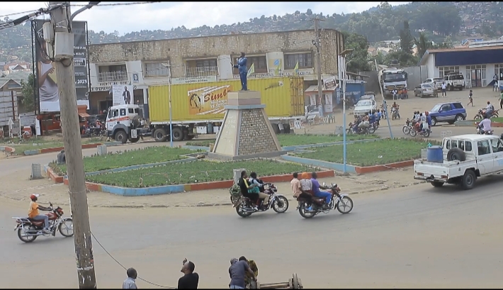 Aperçu du rond point NYAMWISI en ville de Beni