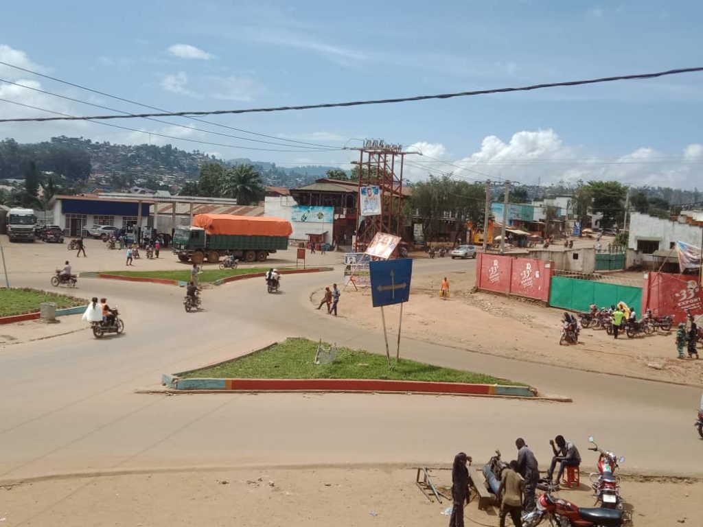 Photo d'illustration : vue du rond-point central du 30 juin en ville de Beni, N-K