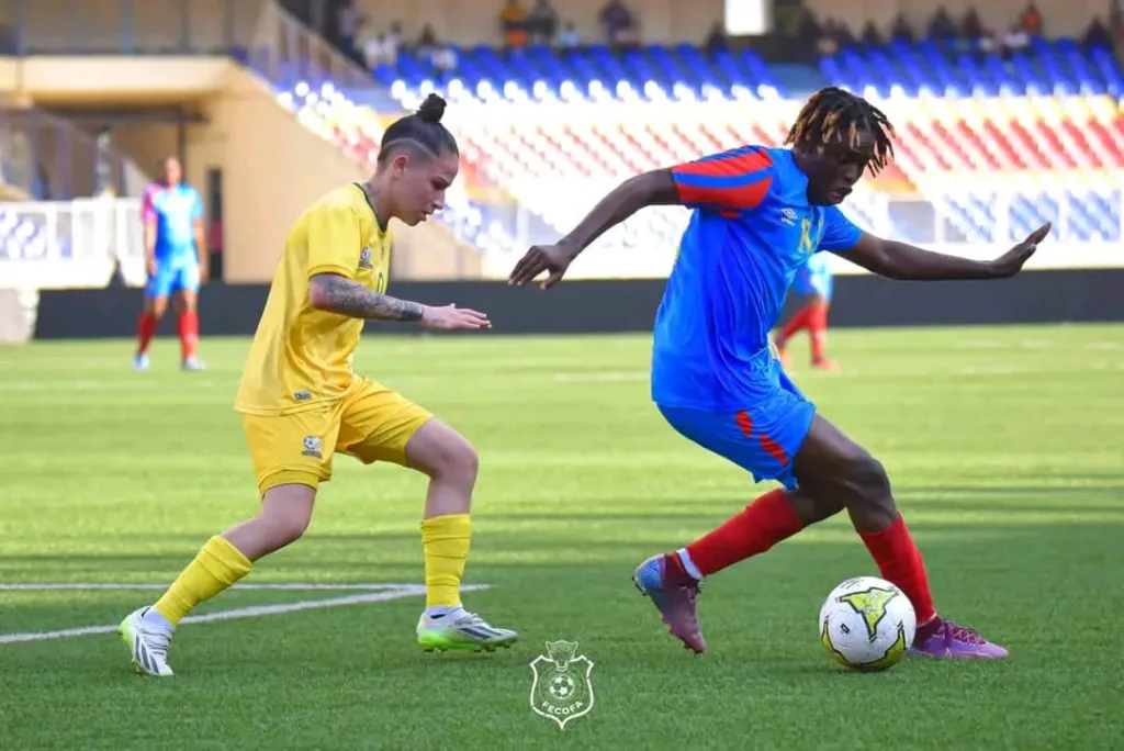 Les léopards dames de la RDC ont fait jeu égal avec les Bafana Bafana de l'Afrique du Sud au stade des martyrs