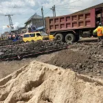 L'évolution des travaux de construction du tronçon routier Néo apostolique-Parking de de Masisi.