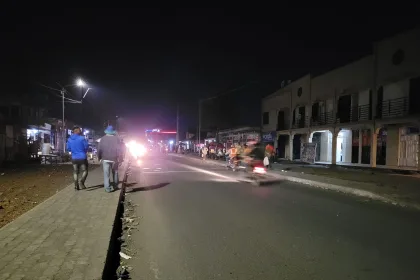 Photo d'illustration : La nuit dans la ville de Goma