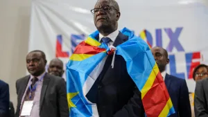 Bukavu : Indignation des forces vives après l'interdiction du meeting du Dr Denis MUKWEGE à la place de l'indépendance Dr Denis Mukwege : le prix Nobel candidat à la présidence de la RD Congo