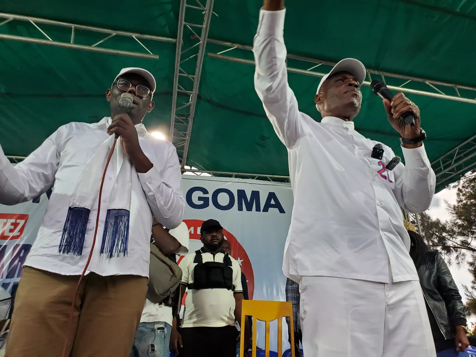 Martin FAYULU Madidi, candidat numéro 21 à la présidentielle à Goma