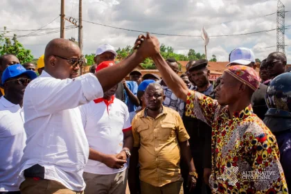 Le candidat Président Floribert Anzuluni arrive vendredi à Goma