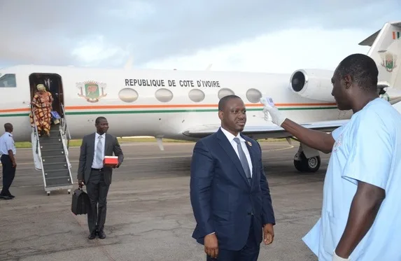 L’Ancien premier ministre et ancien président de l’assemblée nationale de la Côte d’Ivoire a regagné l’Afrique