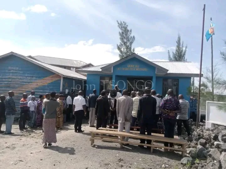 Le Maire de Goma a inauguré le nouveau bureau du quartier Ndosho situé dans la partie Ouest de la ville