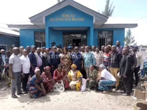 Le Maire de Goma a inauguré le nouveau bureau du quartier Ndosho situé dans la partie Ouest de la ville