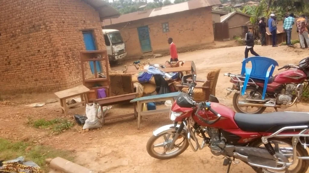 Photo d'illustration : Une dizaine de ménages déguerpis dans le quartier Kangothe, en ville de Butembo