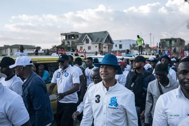 Moïse KATUMBI à Kindu dans la province de Matata Ponyo.