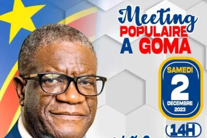 Dr Denis MUKWEGE attendu samedi dans la ville de Goma