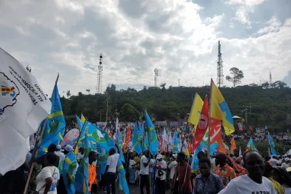 Meeting du Candidat Président Félix TSHISEKEDI au stade Afia dans la ville de Goma