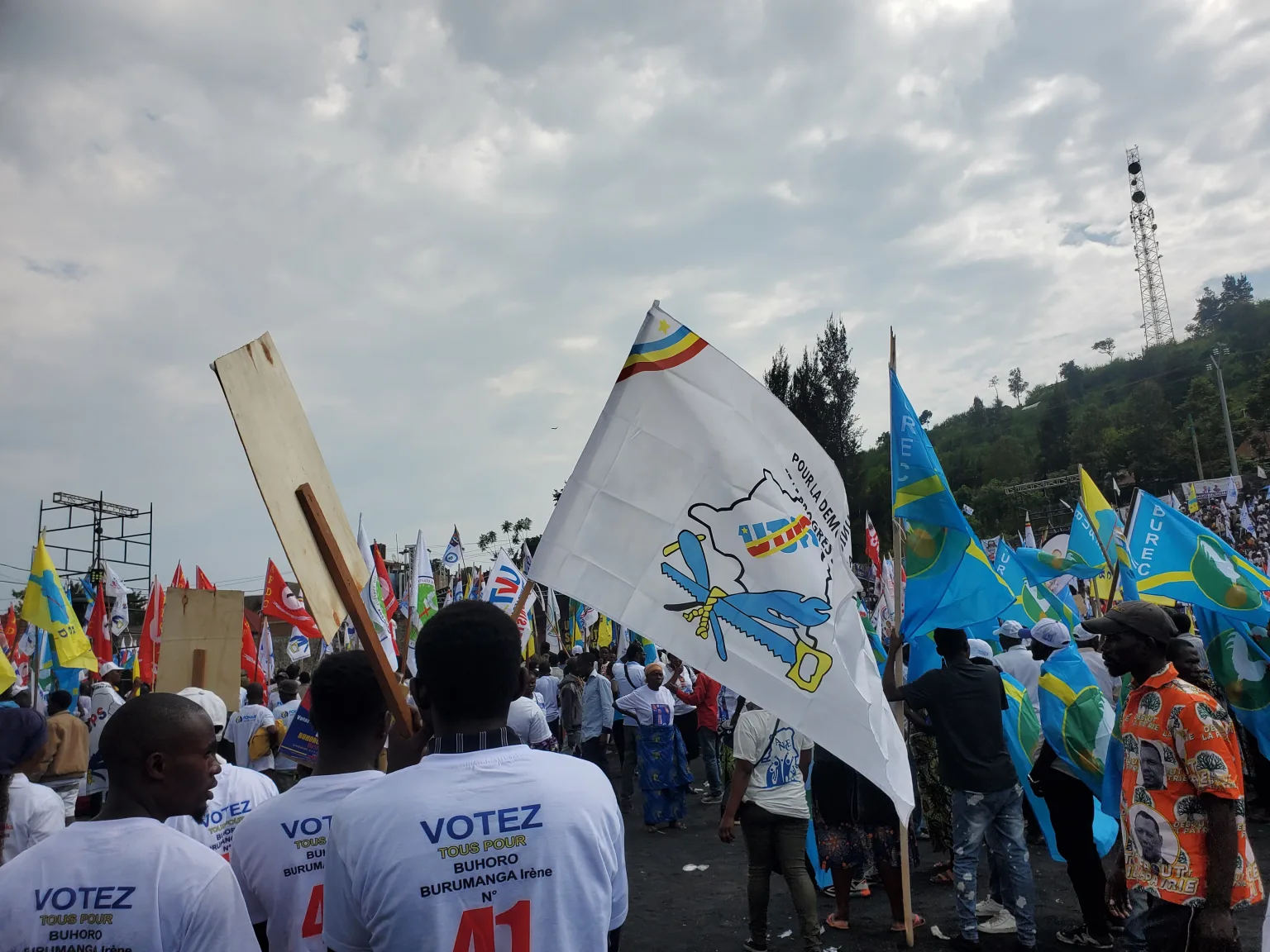 Meeting du Candidat Président Félix TSHISEKEDI au stade Afia dans la ville de Goma