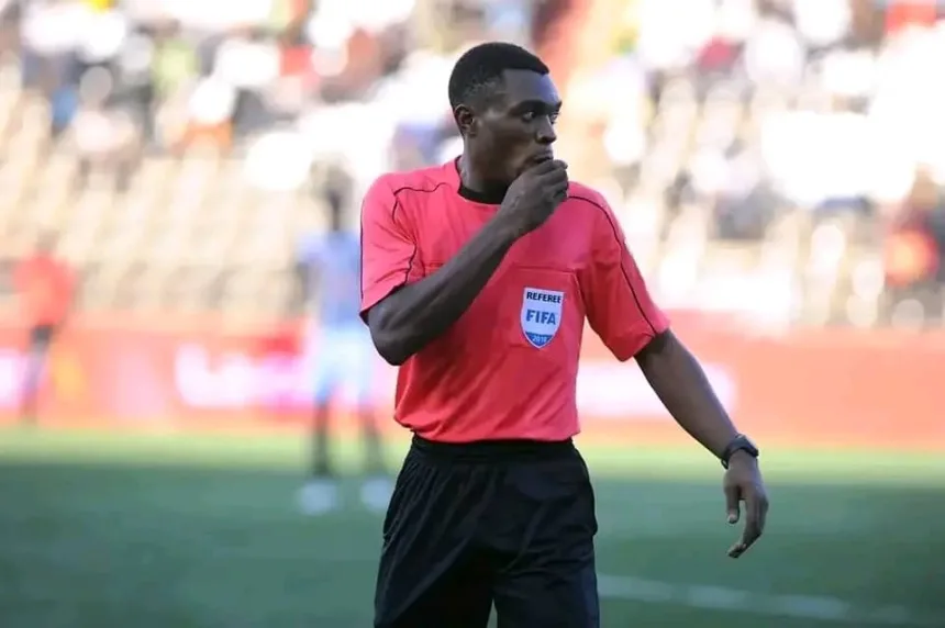 Azanga Kalamba arbitre principal de la réception du FC Les Aigles du Congo par l'AS Dauphin noir de Goma [Photo d'illustration]