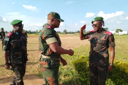 Le Général major Shiko TSHINTAMBWE sous-chef d'état-major Général à Beni