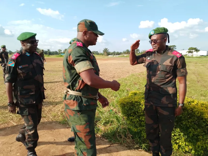 Le Général major Shiko TSHINTAMBWE sous-chef d'état-major Général à Beni