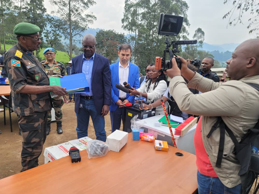 La délégation du personnel de la Monusco, accompagnée par les journalistes de Beni [Photo d'illustration]