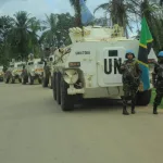 Photo d'illustration: Des casques bleu en mission sur la route Beni-Oicha