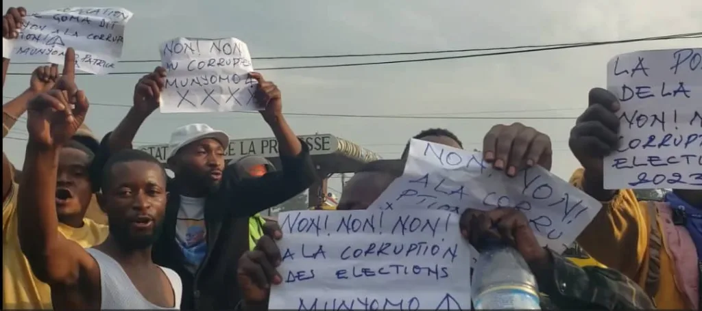Une marche de protestation organisée par certains jeunes du quartier populaire de Ndosho [Photo d'illustration]