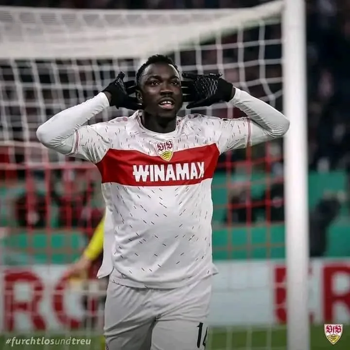 L'attaquant congolais Silas Katompa a été décisif avec son club de Stuttgart 