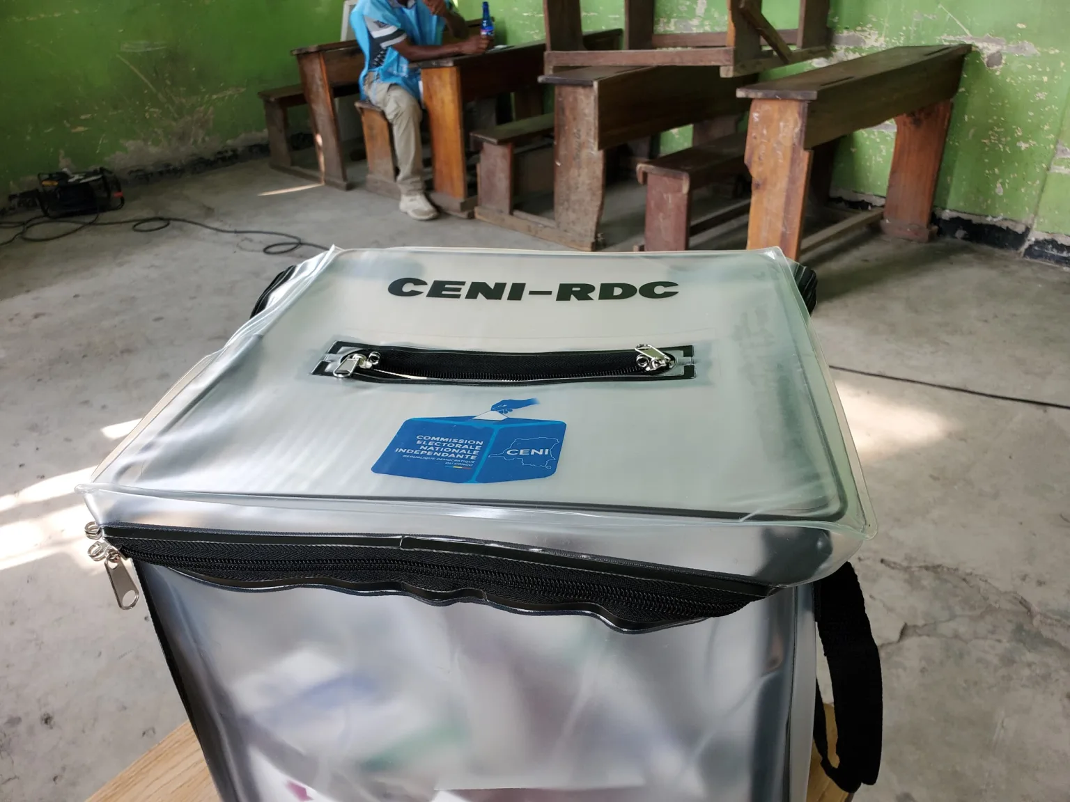 Photo d'illustration : Dans un bureau de vote au centre de l'institut ZANER dans la ville de Goma