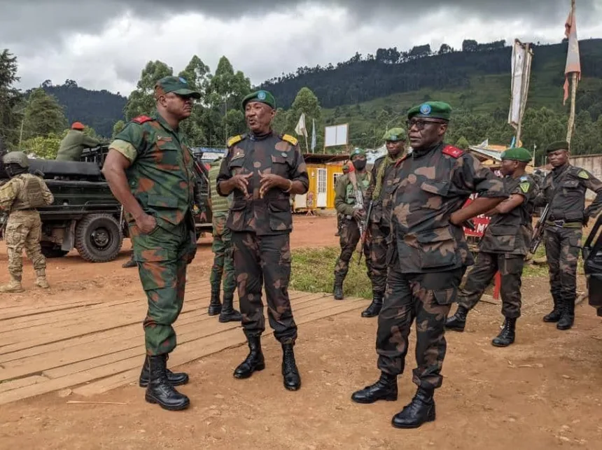 Le général major Shiko Tshitambwe en visite officielle dans la région de Beni