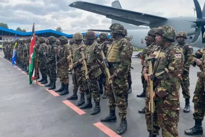 La population de la ville de Goma a exprimé sa joie après le départ de plus de cent militaires Kényans de l’EAC