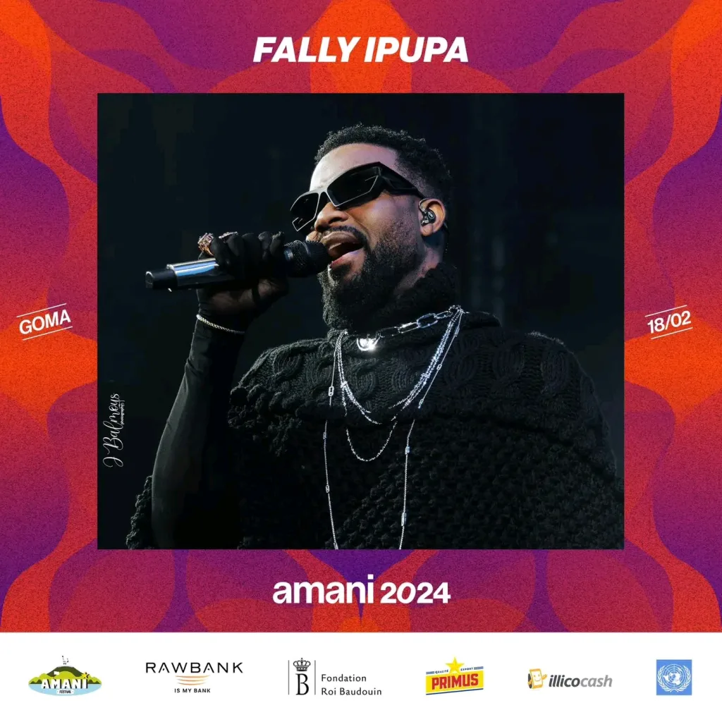 La star Africaine Fally Ipupa signe son retour dans la ville touristique de Goma.