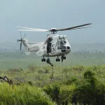 Un hélicoptère de la MONUSCO en RDC dans la province du Nord-Kivu [Photo d'illustration]