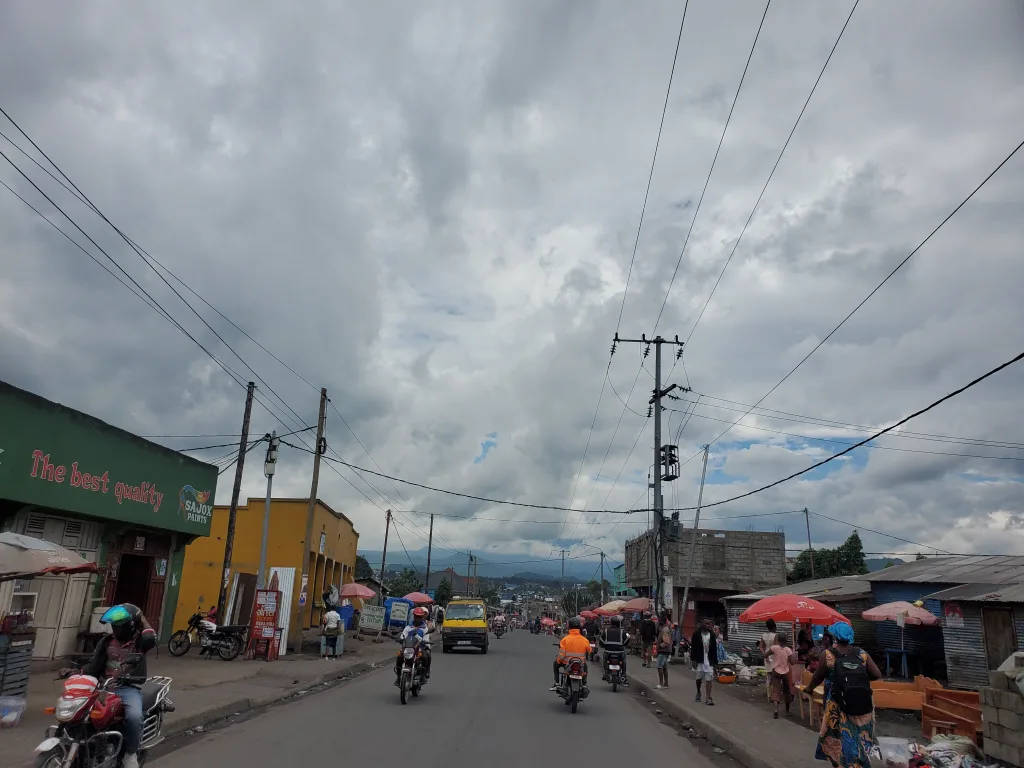 Un bandit maîtrisé au niveau du village Kiziba2 dans le territoire de Nyiragongo.