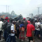 Paralysie momentanée des activités à Ndosho après la mort de deux personnes dans un accident à la station Simba