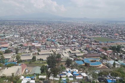 La ville touristique de Goma, chef-lieu de la province du Nord-Kivu