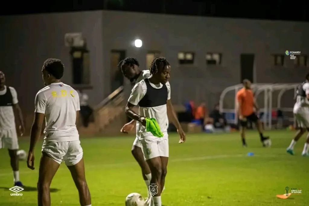 Les Léopards se sont entraînés pour la dernière fois avant d’affronter la Zambie.