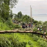 Des habitants en colère manifestent à Kabare pour dire non aux manœuvres de la CENI visant à écarter leur élu Justin BAHIRWE de la liste des députés élus dans cette partie du sud-kivu.