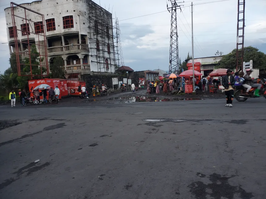 Dans les rues de Goma dans le quartier Mugunga [Photo d'illustration]