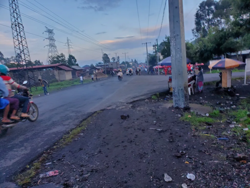 Dans les rues de Goma dans le quartier Mugunga [Photo d'illustration]