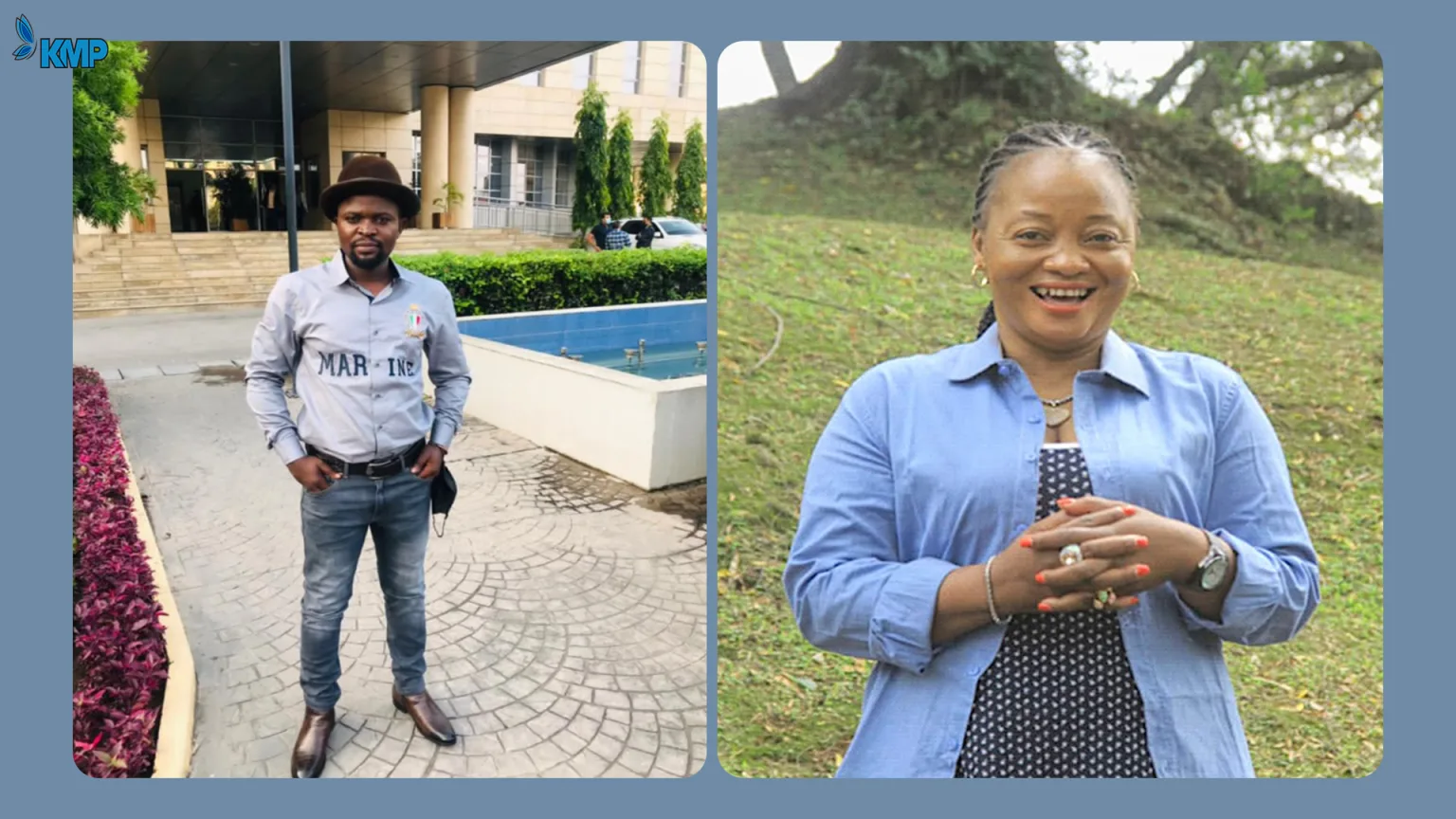 Madame Marie Noël KABUYA KALAMBAIE, Coordonnatrice de la Cellule de Communication,  et Monsieur Jimmy NZIALY LUMANGABO, Coordonnateur Adjoint de la Cellule de Communication et Porte-Parole Civil du Gouverneur de Province