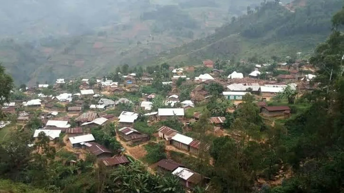 Village de Numbi, une agglomération située dans le groupement Buzi, territoire de Kalehe au Sud-Kivu, dans l'Est de la RDC [Photo d'illustration]