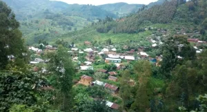 Village de Numbi, une agglomération située dans le groupement Buzi, territoire de Kalehe au Sud-Kivu, dans l'Est de la RDC