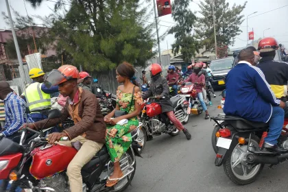 Le Maire de Goma a annoncé l'interdiction de la circulation des motos dans le chef-lieu de la province du Nord-Kivu, Goma.