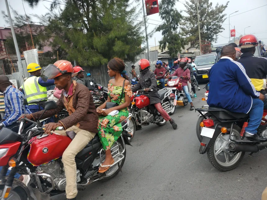 Le Maire de Goma a annoncé l'interdiction de la circulation des motos dans le chef-lieu de la province du Nord-Kivu, Goma.